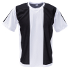 Voetbalshirt 'Zwart en wit' bedrukken voorkant
