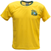 Brazilië thuis fan voetbalshirt bedrukken voor