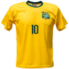 Brazilië thuis fan voetbalshirt Neymar voor