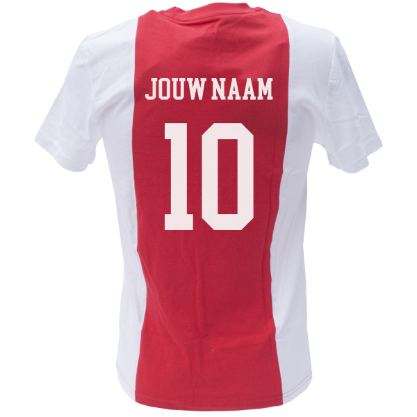 T-shirt Ajax AFC Logo katoen bedrukken eigen naam