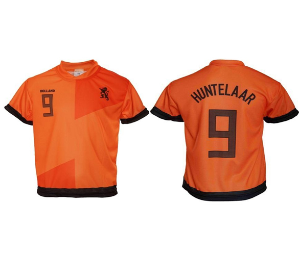 Nederland thuis fan voetbalshirt Huntelaar